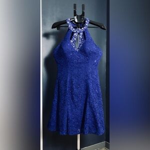 Morgan & Co. Vibrant Blue Dress